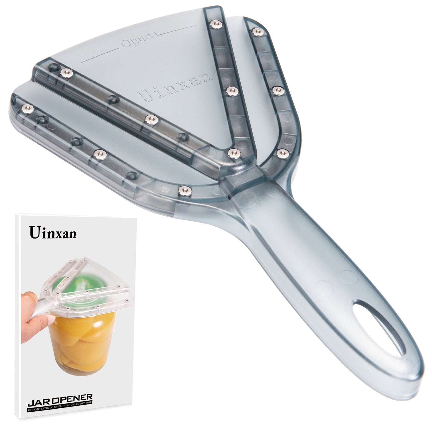 Uinxan Jar Opener for Weak Hand & Seniors with Arthritis,Easy Twist Off Bottle Caps,Patent | Unique Kitchen Gadgets, Christmas Gifts for Elderly/Women/Men(Blue)