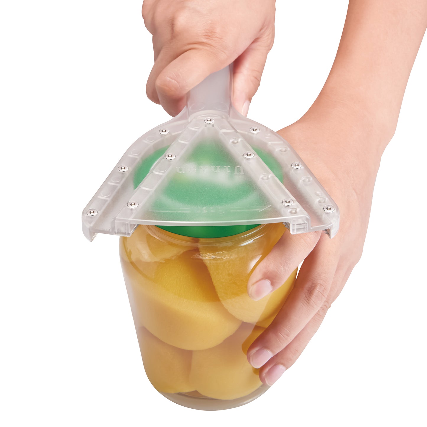 Uinxan Jar Opener for Weak Hand & Seniors with Arthritis,Easy Twist Off Bottle Caps,Patent | Unique Kitchen Gadgets, Christmas Gifts for Elderly/Women/Men(Transparent)