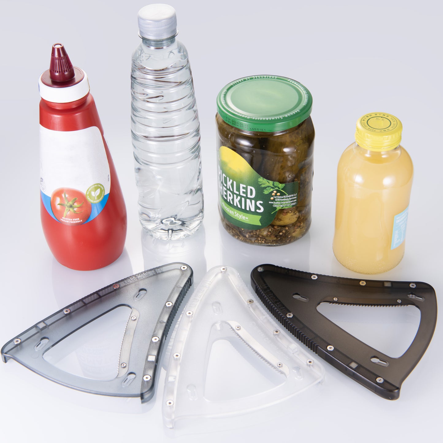 Uinxan Jar Opener for Weak Hands & Seniors with Arthritis,Handheld&Under-Shelf Twist Off Bottle Caps,One-Handed Lid Open,Patent Unique Kitchen Gadget–Christmas Gift for Elderly,Women&Men(Blue)